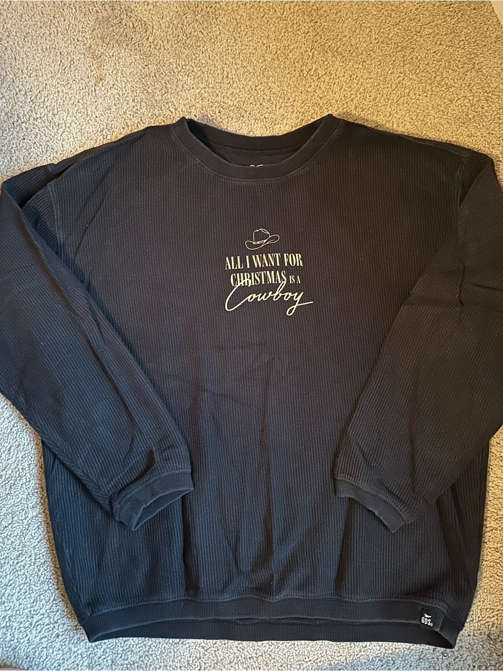 Gameday Social ribbed crewneck size large